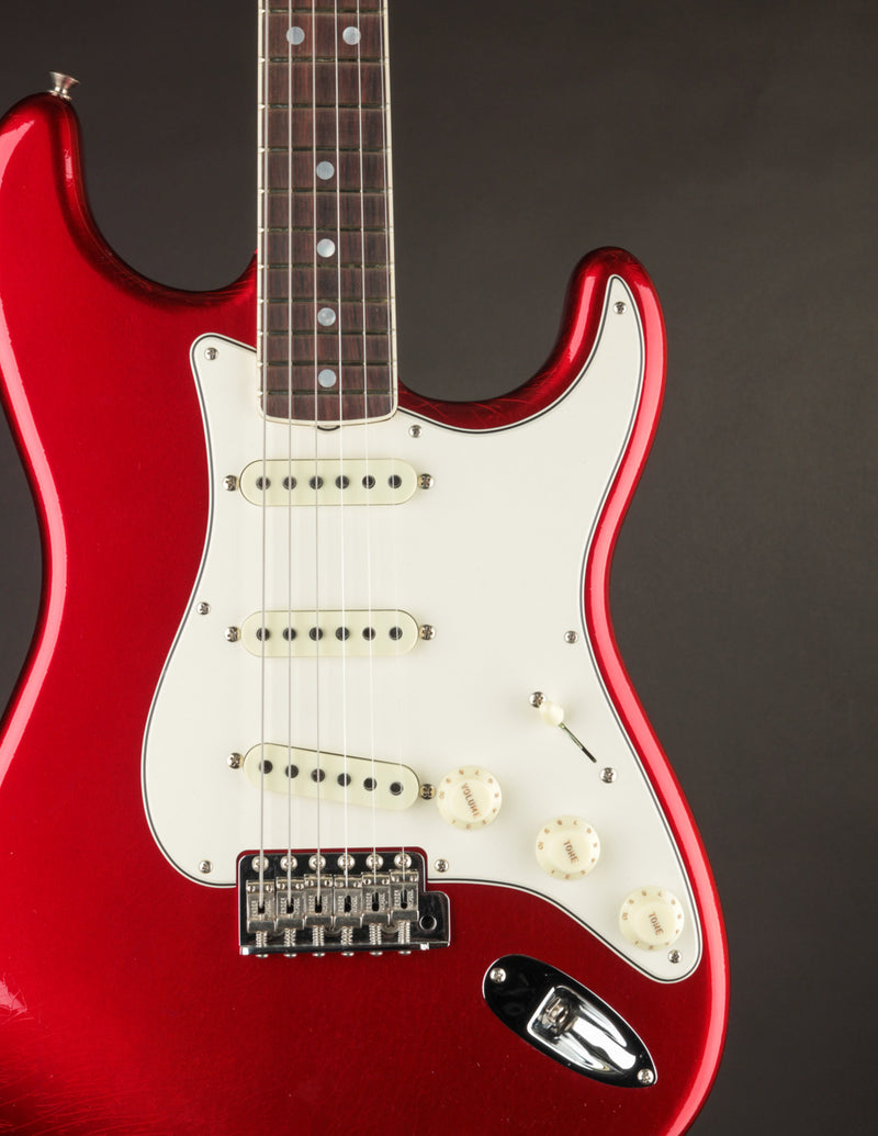 Fender Custom Shop Limited Edition Roasted 1965 Stratocaster Aged Candy Apple Red/DLX Closet Classic