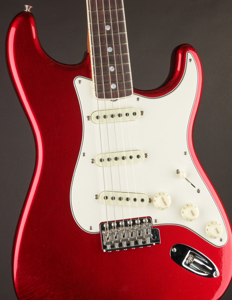 Fender Custom Shop Limited Edition Roasted 1965 Stratocaster Aged Candy Apple Red/DLX Closet Classic