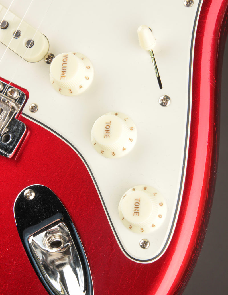 Fender Custom Shop Limited Edition Roasted 1965 Stratocaster Aged Candy Apple Red/DLX Closet Classic