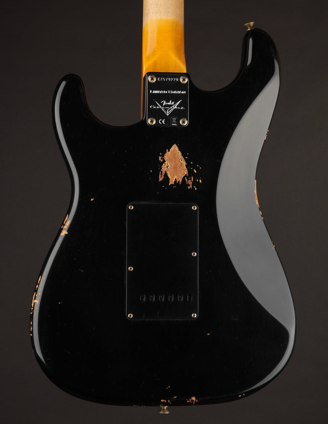 ★★Custom HardRelic Black Stratocaster★★ Fender Custom Shop LTD Stratocaster 1967 Strat HSS | The Music