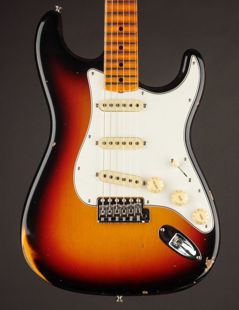 Fender Custom Shop Limited Edition Custom 1968 Stratocaster 3-Color Sunburst/Relic