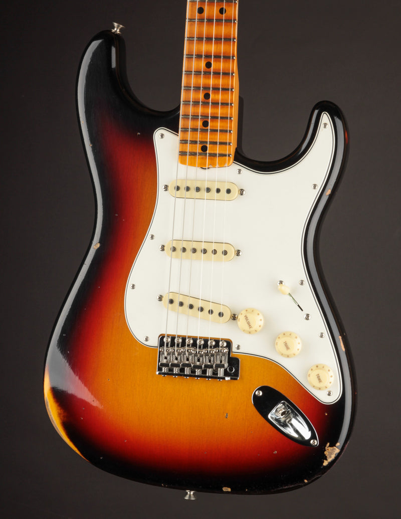 Fender Custom Shop Limited Edition Custom 1968 Stratocaster 3-Color Sunburst/Relic