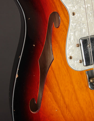 Fender Custom Shop LTD '72 Tele Thinline Bleached 3TSB/Journeyman
