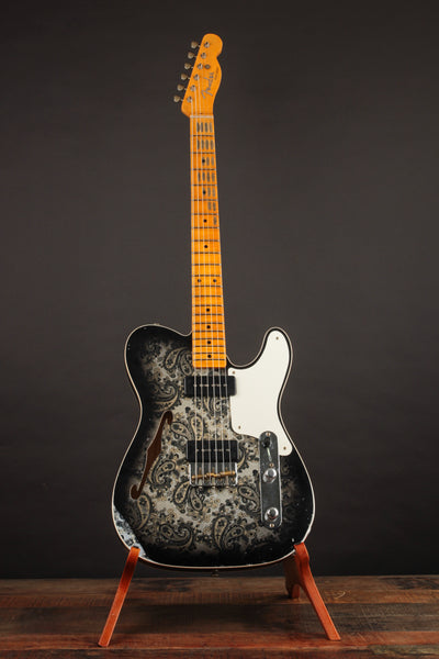 Fender Custom Shop LTD Dual P90 Tele Black Paisley/Relic