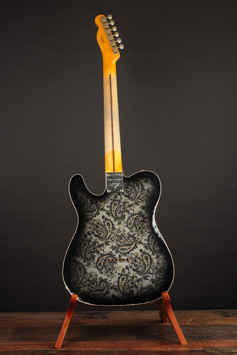 Fender Custom Shop LTD Dual P90 Tele Black Paisley/Relic