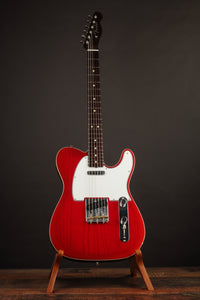 Fender Custom Shop Postmodern Tele, Rosewood Neck, Aged Crimson Burst/DLX Closet Classic