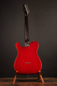 Fender Custom Shop Postmodern Tele, Rosewood Neck, Aged Crimson Burst/DLX Closet Classic