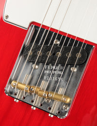 Fender Custom Shop Postmodern Tele, Rosewood Neck, Aged Crimson Burst/DLX Closet Classic
