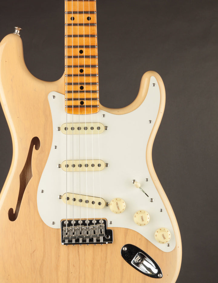 ギター Franchin Guitar Strat Thinline body FRANCHIN guitar body John Mayer BLACK1 REPLICA Relic Aged S