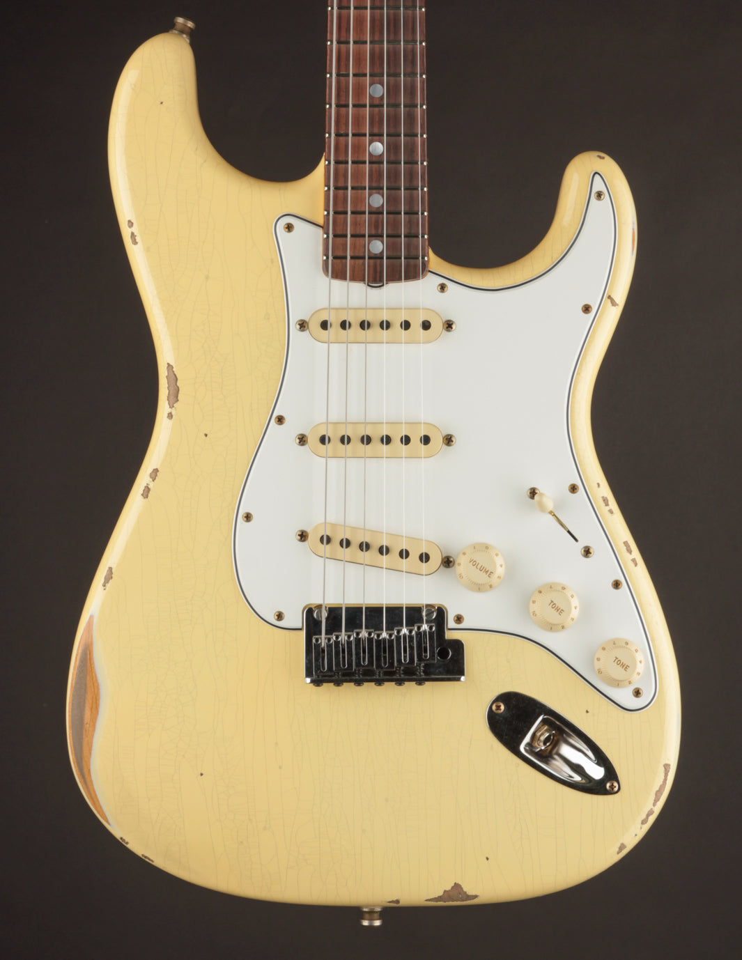 Fender Custom Shop Strat Pro NAMM 2025 Aged Vintage White/Relic
