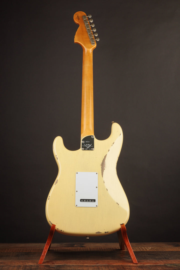 ★★Custom RelicVintageC.A.R Stratocaster★ Fender Custom Shop 1955 Stratocaster Relic in White Blonde