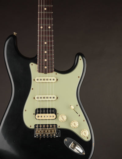 Fender Masterbuilt David Brown '60s HSS Stratocaster Black/Journeyman