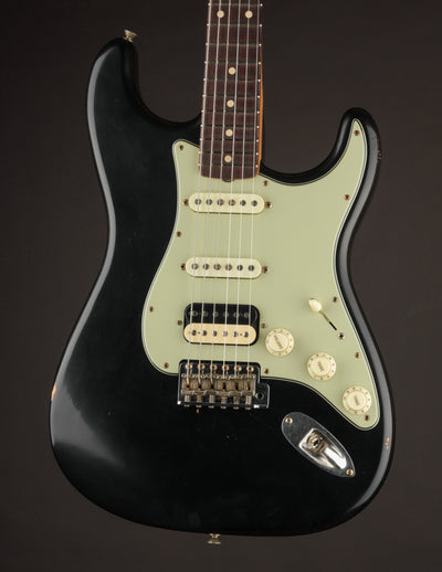 Fender Masterbuilt David Brown '60s HSS Stratocaster Black/Journeyman