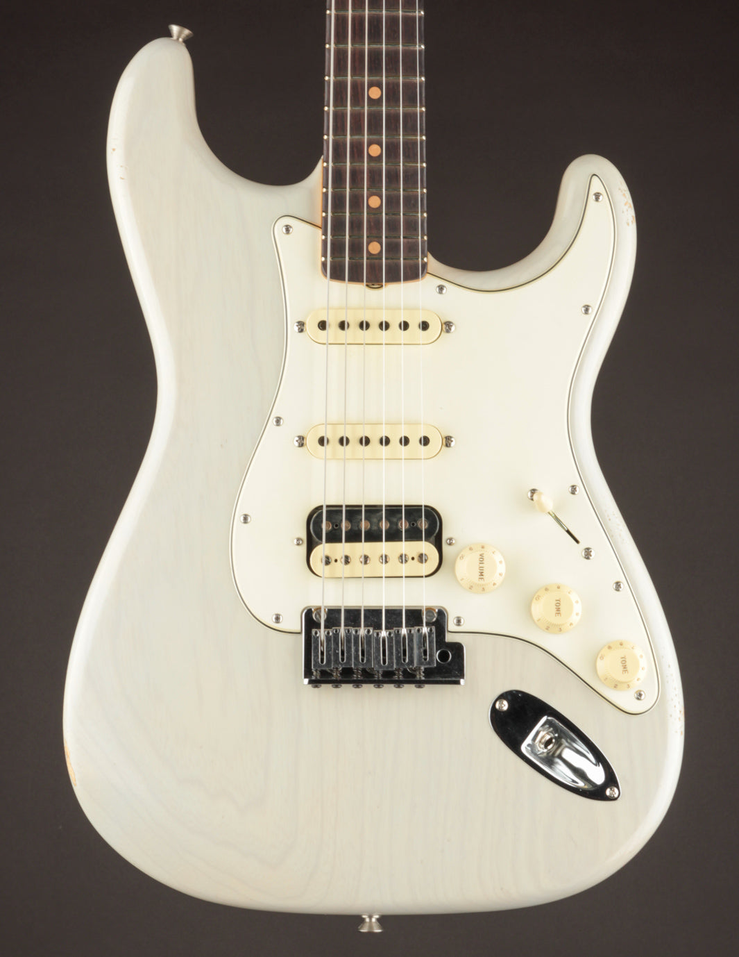 Fender Masterbuilt David Brown 1965 HSS Stratocaster Transparent Sonic Blue/Journeyman