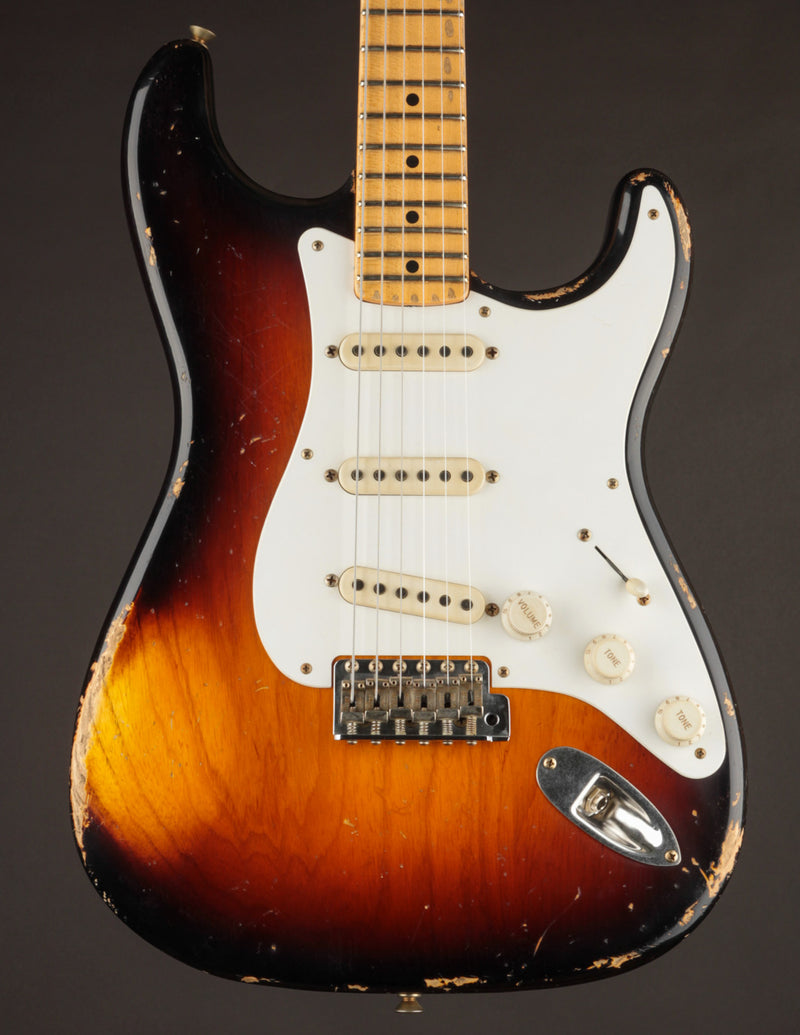 Fender Masterbuilt Jason Smith 70th Anniversary 1954 Stratocaster Wide Fade 2-Tone Sunburst/Relic