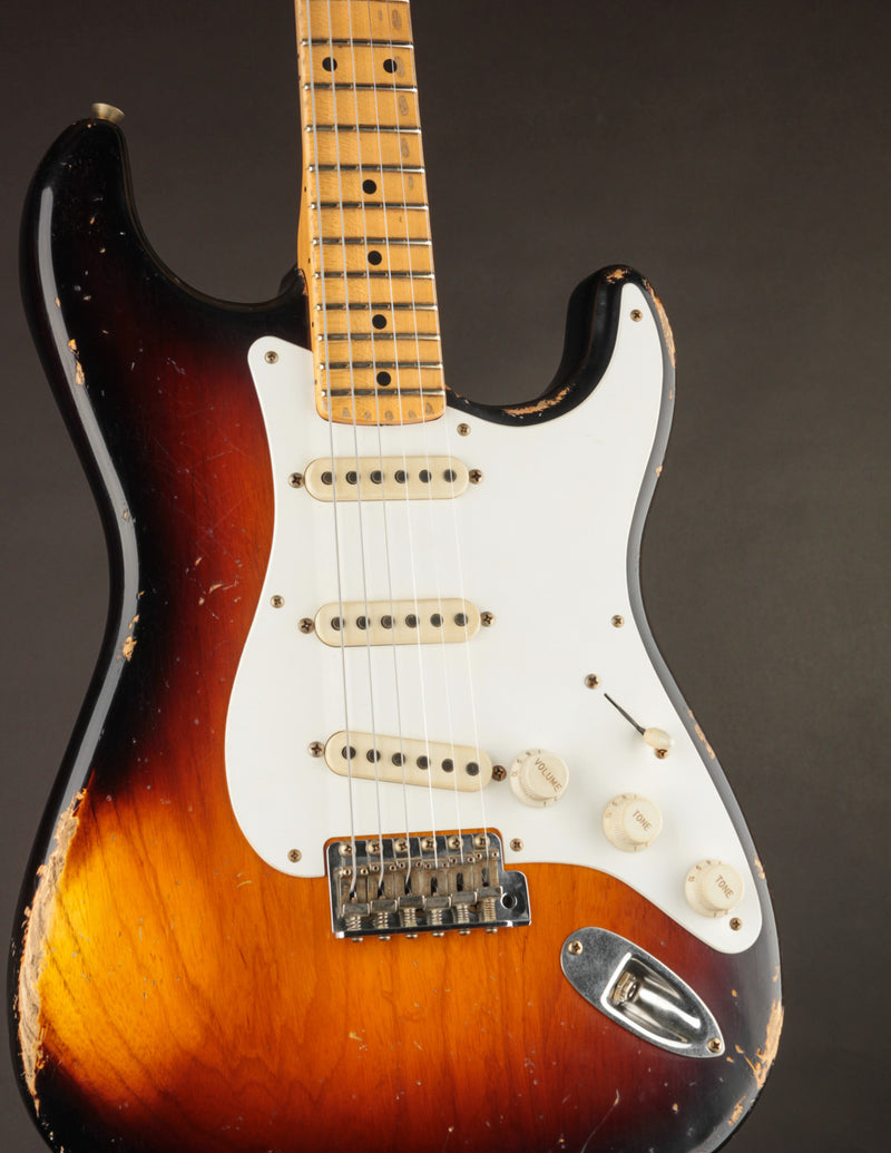 Fender Masterbuilt Jason Smith 70th Anniversary 1954 Stratocaster Wide Fade 2-Tone Sunburst/Relic