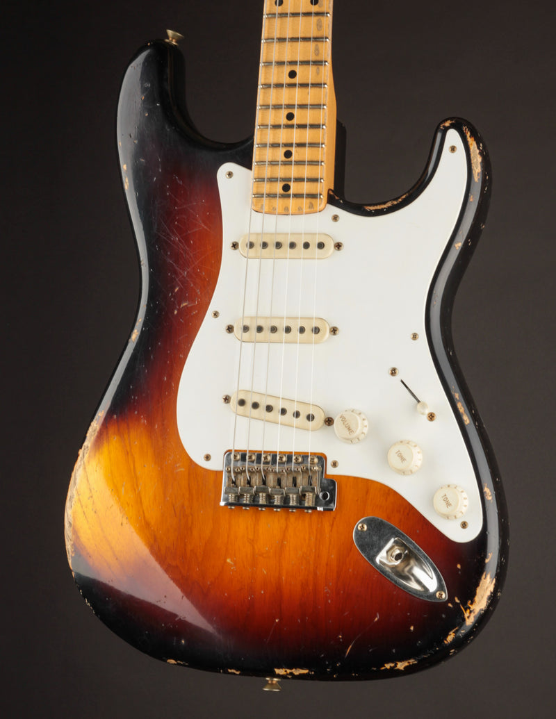 Fender Masterbuilt Jason Smith 70th Anniversary 1954 Stratocaster Wide Fade 2-Tone Sunburst/Relic