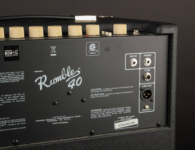 Fender Rumble 40 Bass Amp