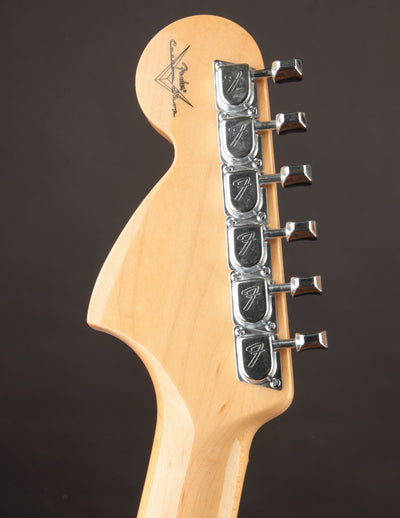 Fender Custom Shop '68 Stratocaster close up photo of headstock back.