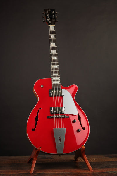 Grez Guitars Grand Tour Transparent Red Top w/Lollars