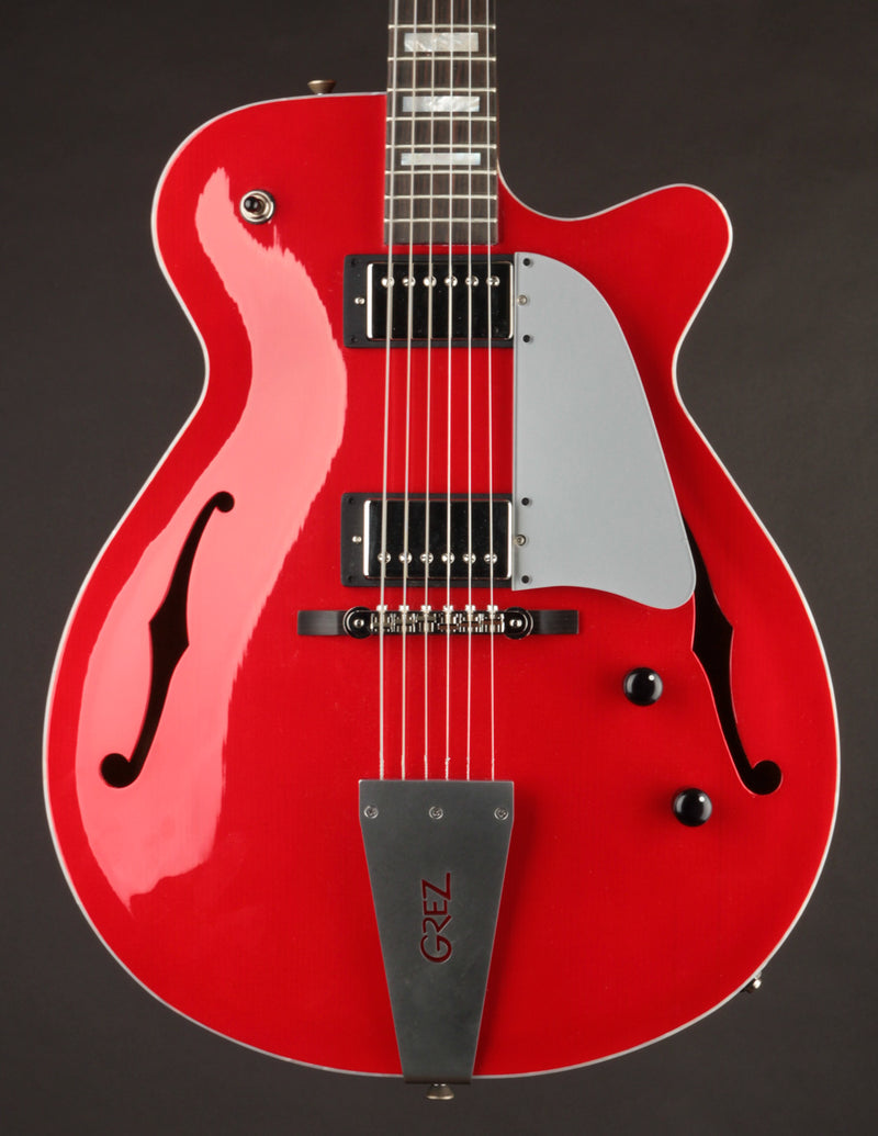 Grez Guitars Grand Tour Transparent Red Top w/Lollars