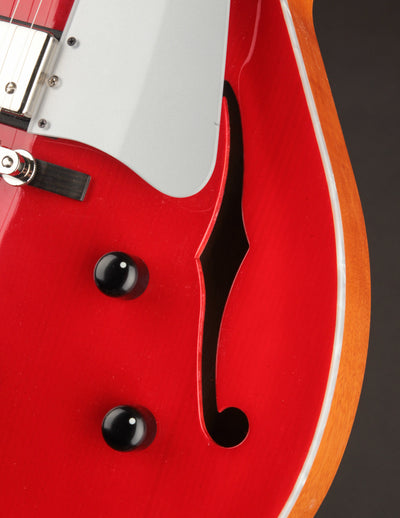 Grez Guitars Grand Tour Transparent Red Top w/Lollars