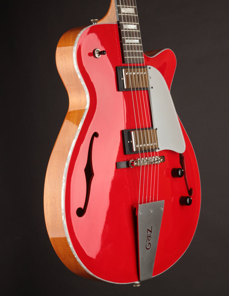 Grez Guitars Grand Tour Transparent Red Top w/Lollars