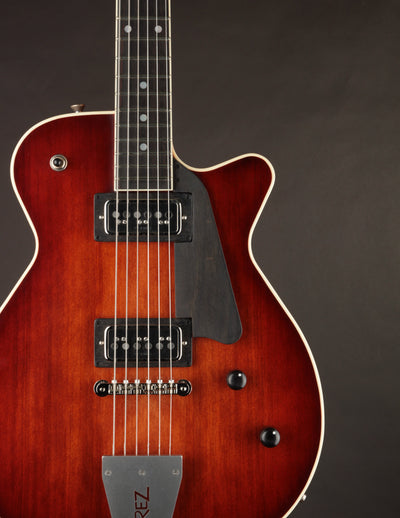 Grez Guitars Mendocino Brown Sunburst w/TV Jones T-Armond