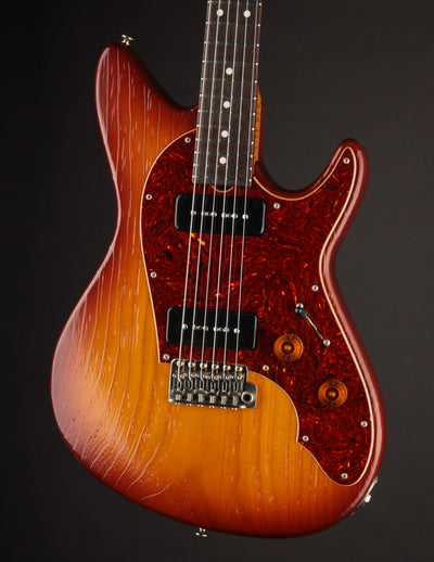 Grosh DeltaJet Roasted Pine Series #3 Tobacco Burst/Timeworn