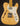 Wooden electric guitar with a pearlized pickguard on a dark background