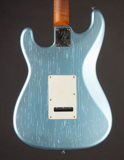 Grosh NOS Retro Roasted Pine Series #1 Ice Blue Metallic/Timeworn