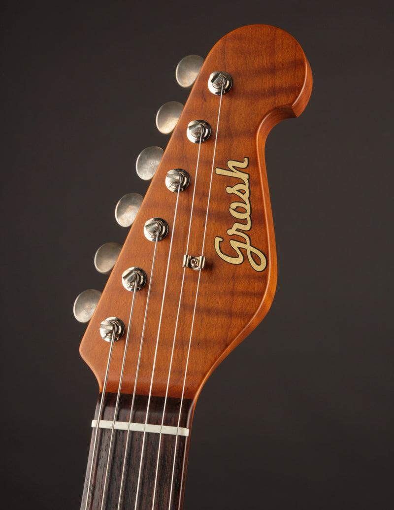 Grosh DeltaJet Roasted Pine Series Butterscotch/Timeworn