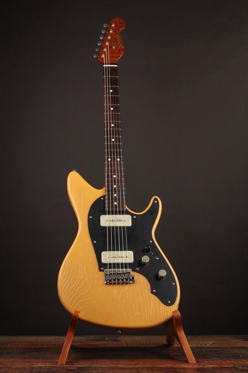 Grosh DeltaJet Roasted Pine Series Butterscotch/Timeworn