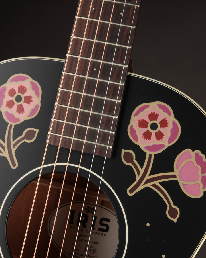 Iris MS-00 Blacktop Guitar by Sarah Ryan | Music Emporium