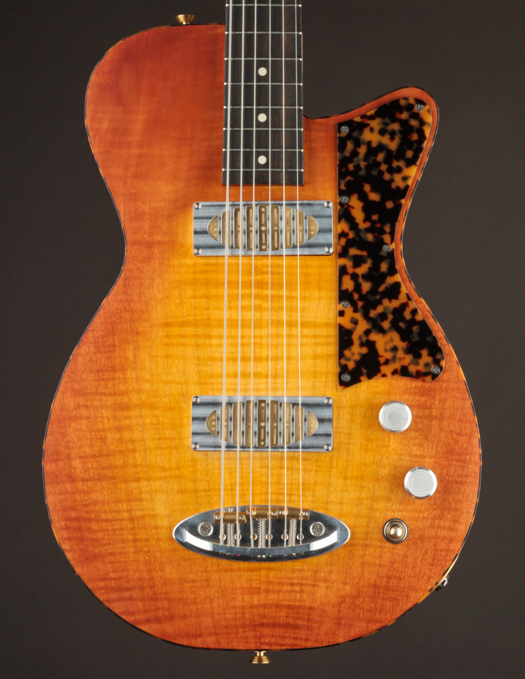 Island Atoll Baritone # 9, Flamed Maple & Spruce