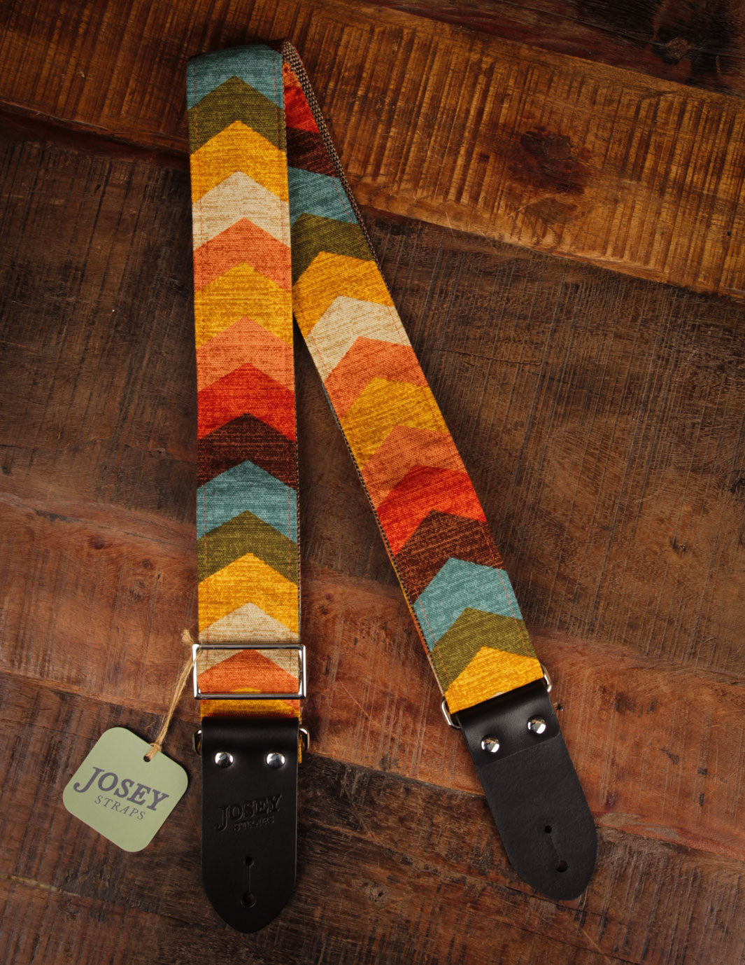 Josey Straps Old Mexico Guitar Strap w/ Midnight Ends