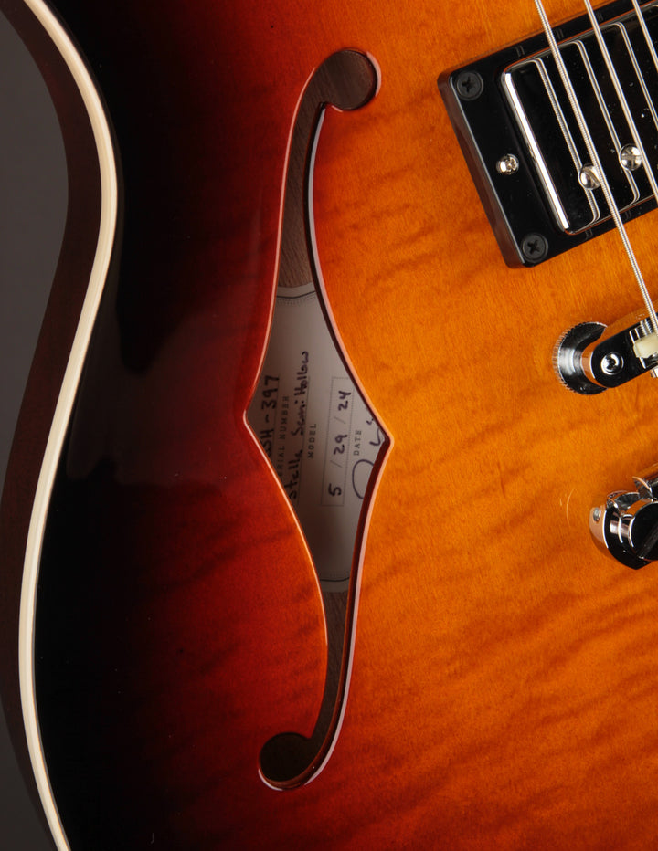 Vintage Amber Burst Stella Guitar at The Music Emporium