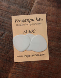 Wegen M100 Mandolin Pick 1.0mm/White (3-pack)