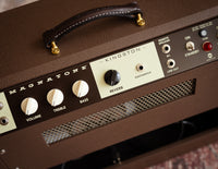 Control panel on amplifier 