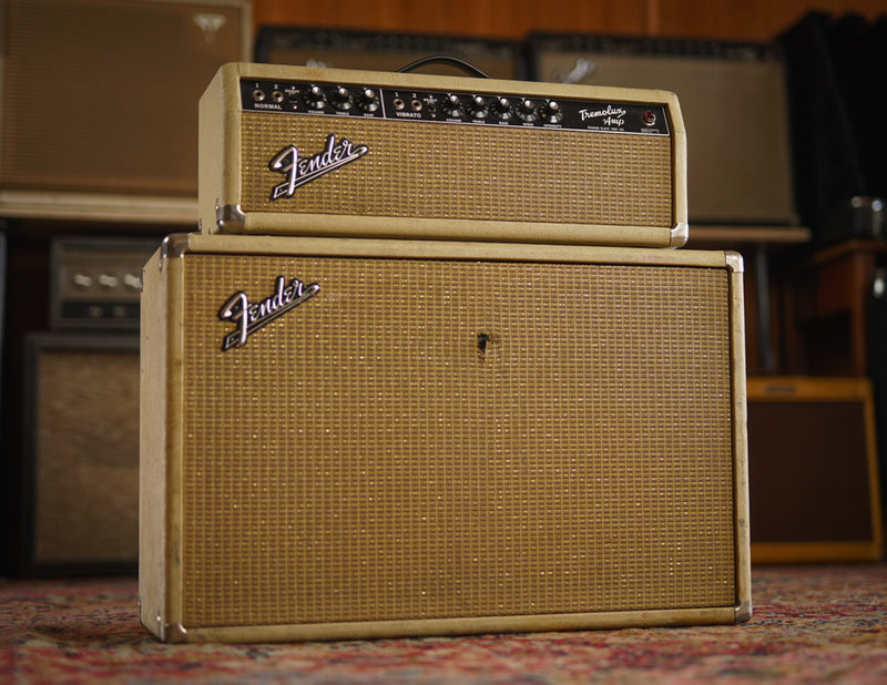 Fender Tremolux Piggyback Head & 2x10 Cabinet, Blonde (1964)