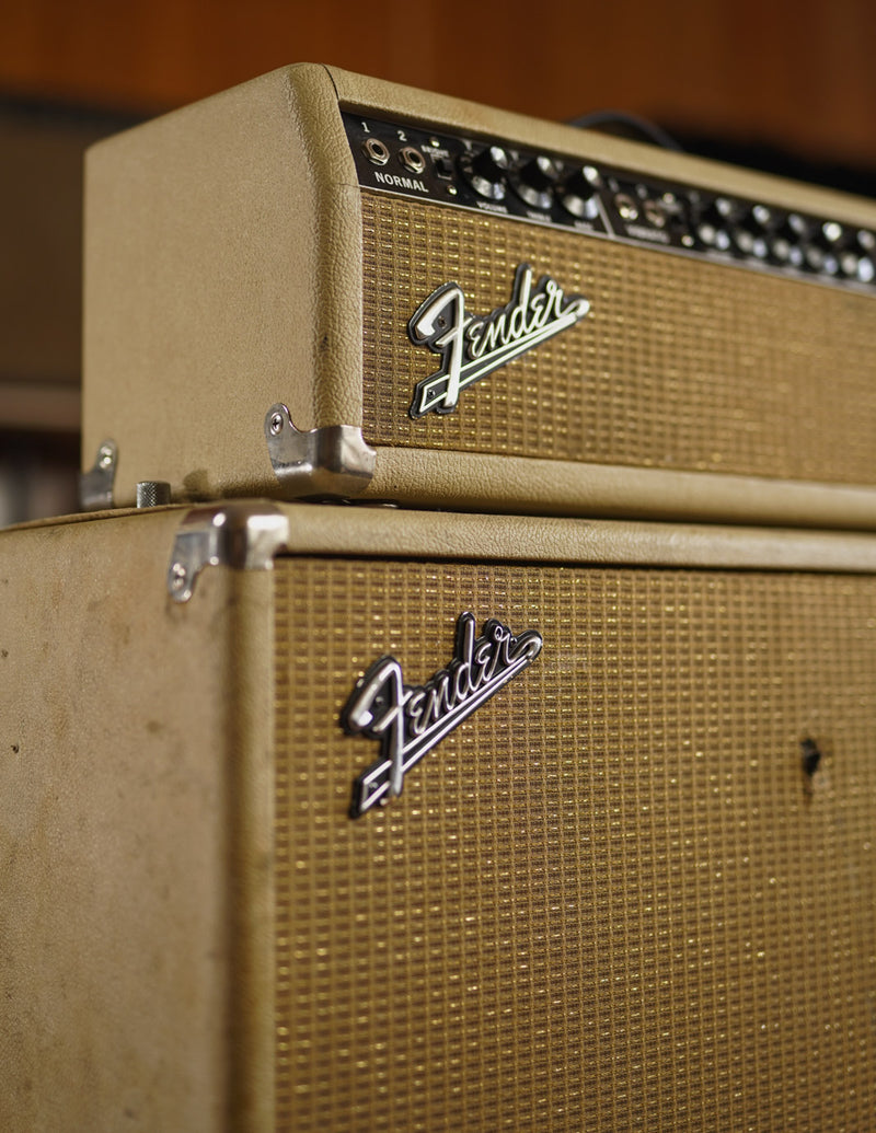 Fender Tremolux Piggyback Head & 2x10 Cabinet, Blonde (1964)