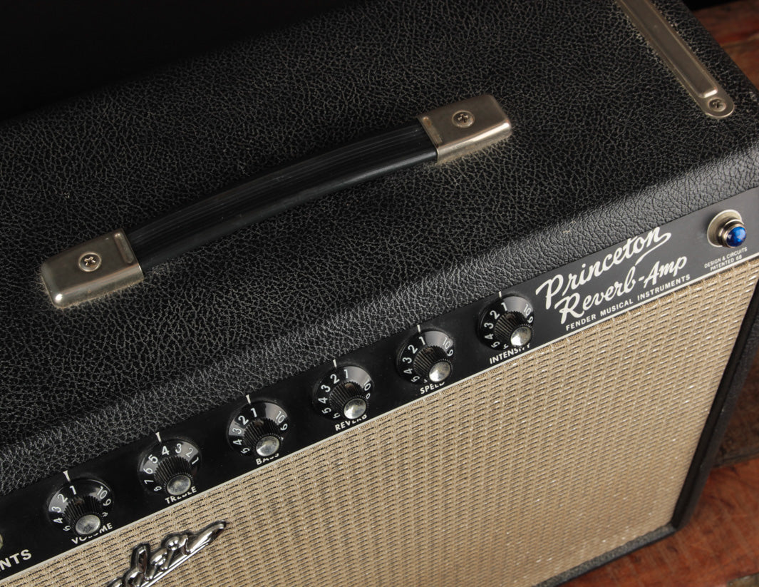 Princeton Reverb Blue 1967 Fender Princeton Reverb | The Music Emporium