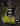 Green and black electric guitar on a dark background