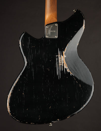 Novo Guitars Serus J Aged Bull Black w/Grained Aluminum Pickguard