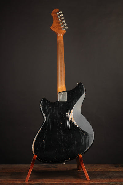 Novo Guitars Serus J Aged Bull Black w/Grained Aluminum Pickguard