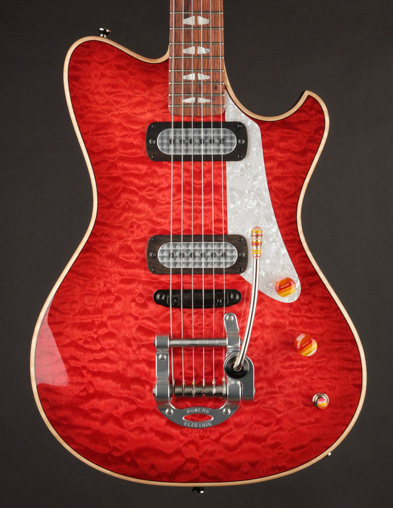 Powers Electric A-Type FF42 Cosmo Red/Quilt Top