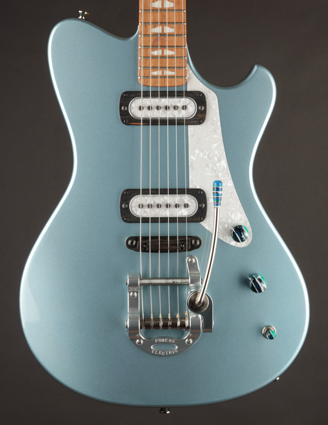 Powers Electric A-Type PF42 CamTail Silver Blue Metallic