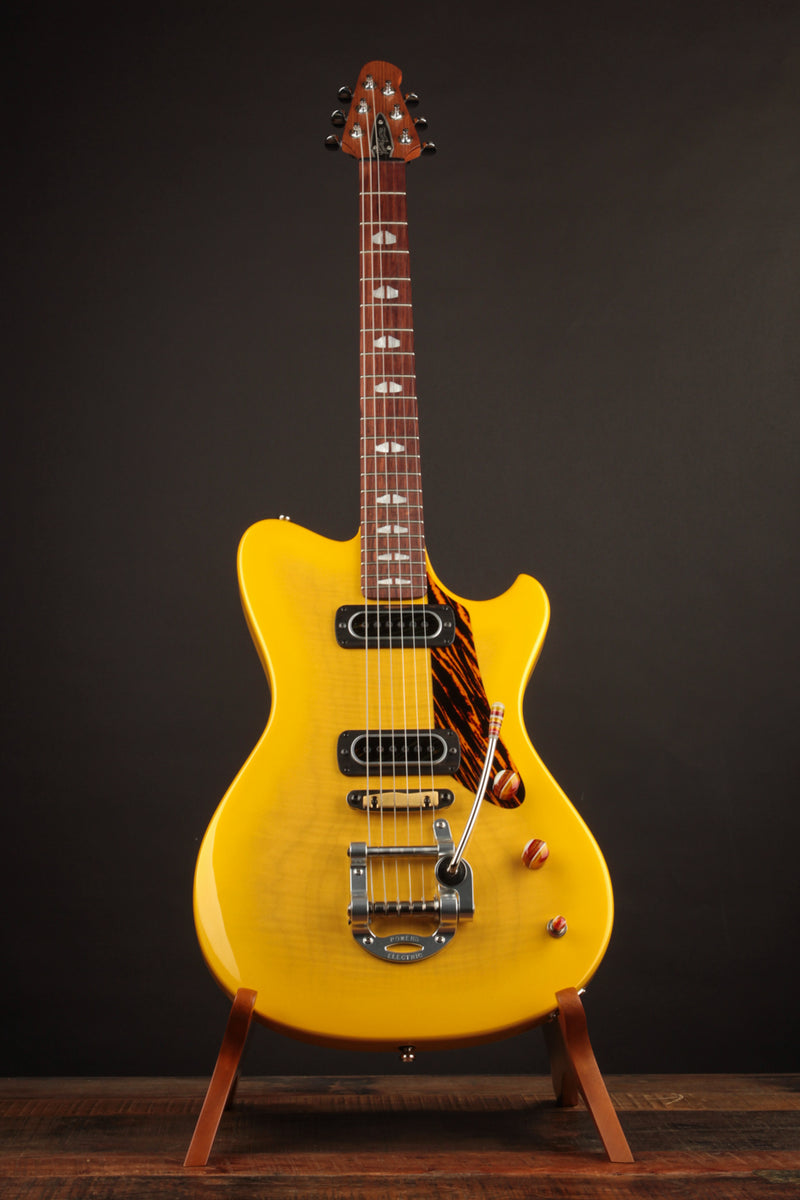 Powers Electric A-Type PF42 Camtail Saffron Yellow Metallic Ghost Flame