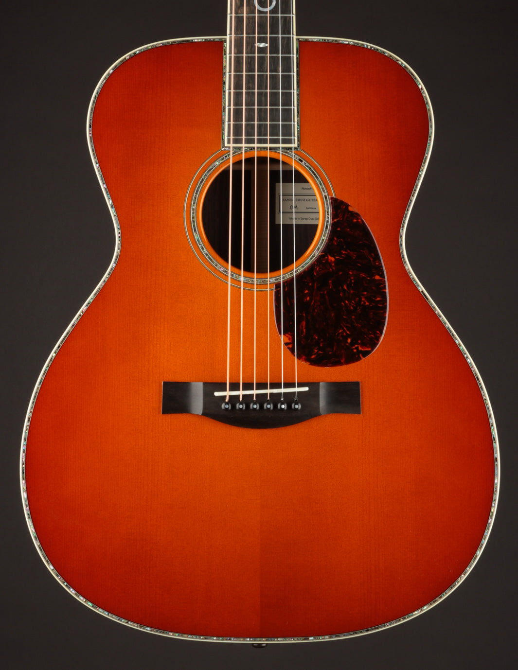 Santa Cruz OM-42 Adirondack Sunburst