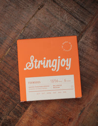 Stringjoy Foxwoods Medium Gauge (13-56) Coated Phosphor Bronze Acoustic Guitar Strings